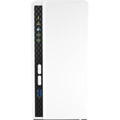 QNAP TS-233 NAS Storage Server - Powerful ARM Cortex-A55, 2GB RAM, Efficient 0TB, Sleek White Design - Elevate Your Data Managem